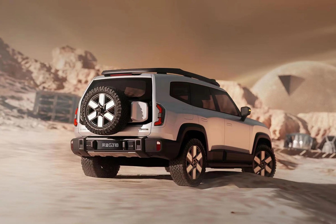 Changan DeepBlue Shenlan G318 4 ruote Suv elettrico ibrido a combustibile 4WD Fuoristrada Ev Car Veicolo a nuova energia