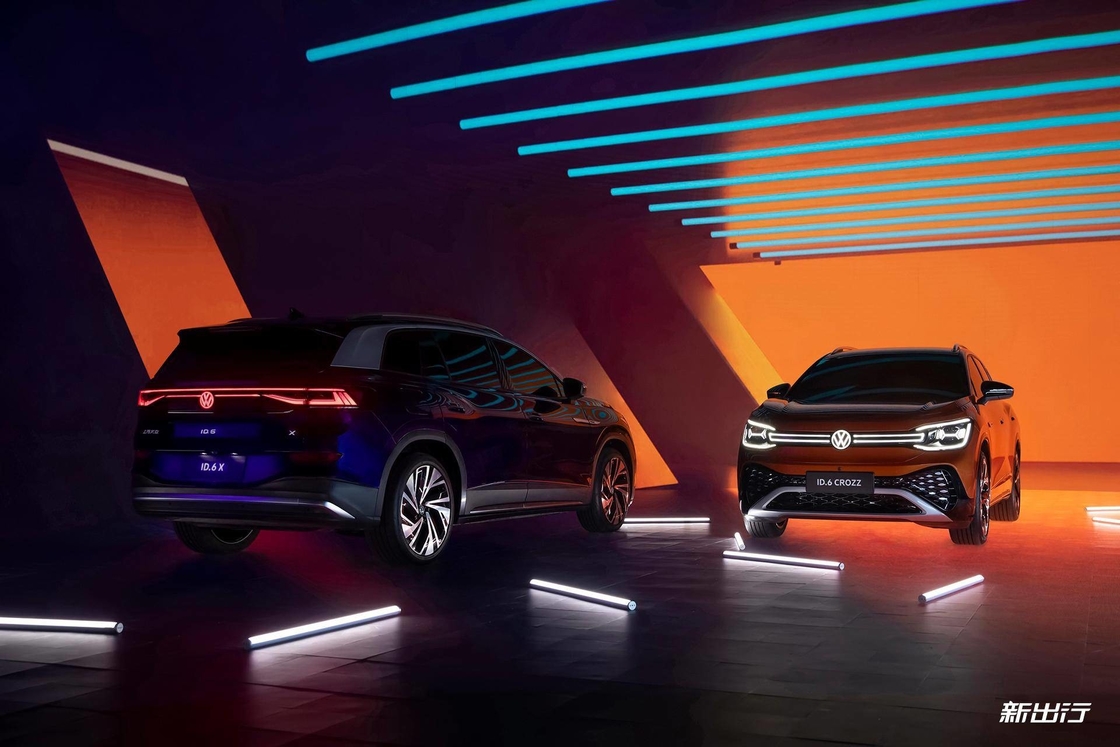 VW ID6 7 posti Volkswagen Veicolo elettrico SUV ID 6 Crozz PRO Auto elettriche
