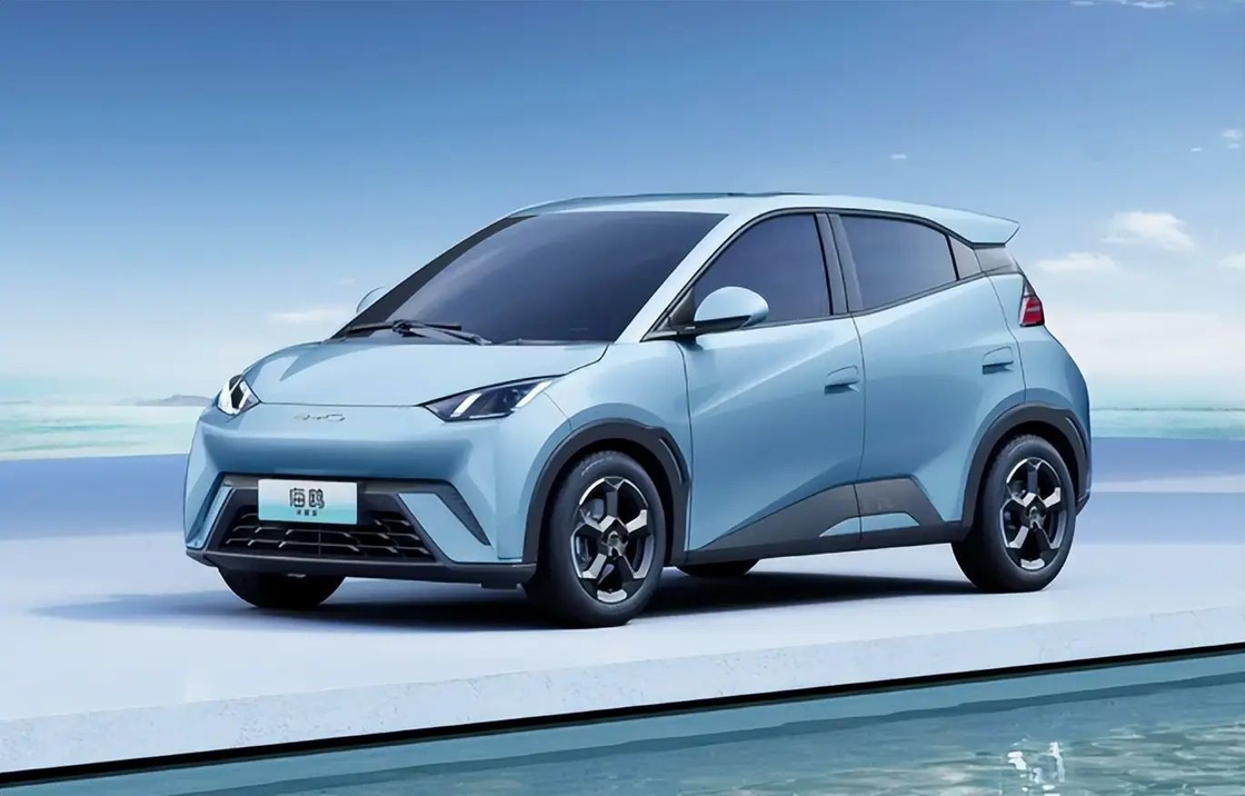 5 porte 4 posti BYD Auto elettrica Hatchback Seagull Transmissione automatica a velocità singola
