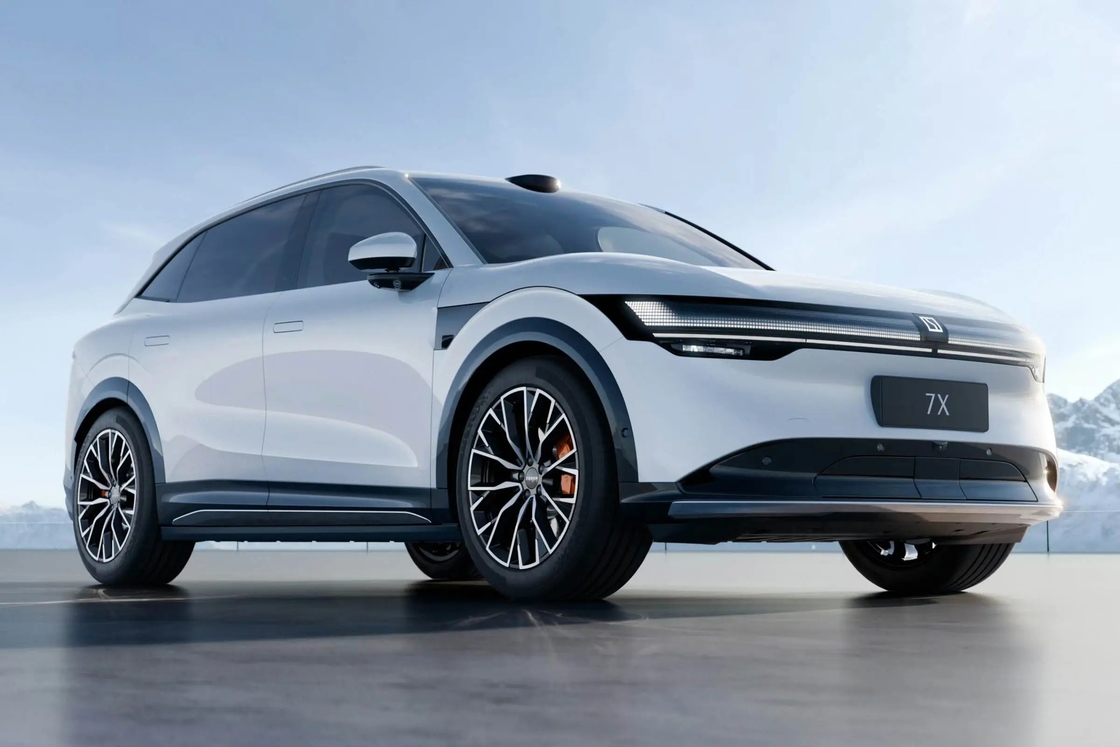 Zeekr 7x 2024 2025 4WD Pure Electric Long Range SUV 210km/h High Speed LHD Nuovo modello ZEEKR 7X New Energy Car