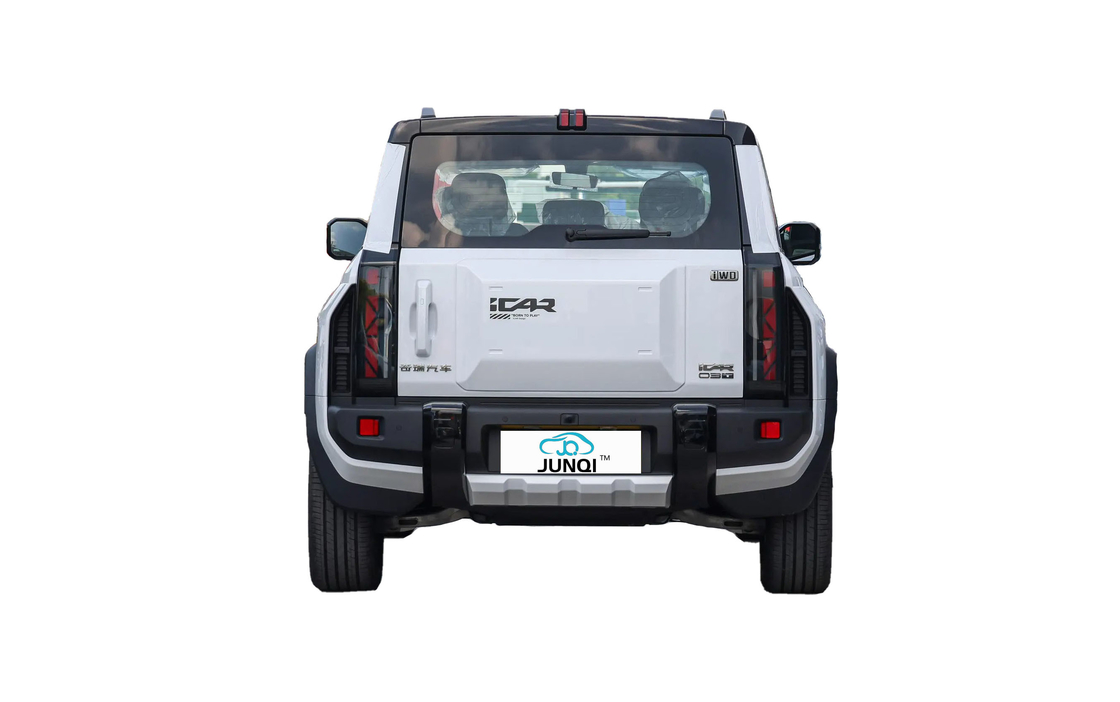 Chery Electric Car iCar 03T 2024 2WD con grande gruppo di luci per un aspetto intelligente ed energico