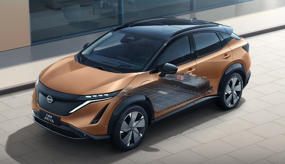Versione inglese DC Fast Charge High Speed Motor Ariya Intelligent Luxury SUV Pure Electric Car